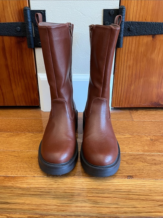 Sonoma Shoes - Sonoma Brown Leather Mid-Calf Boots